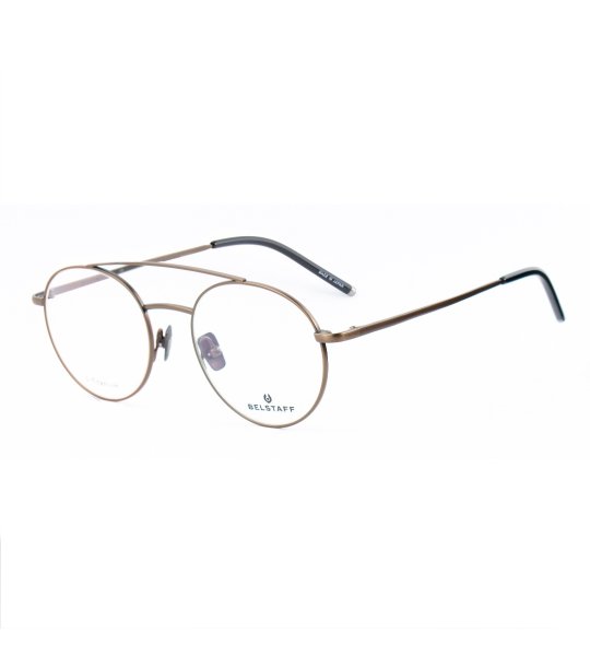 Кафяви титаниеви рамки за очила снимка