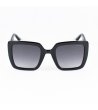 Дамски черни слънчеви очила с квадратни рамки -1 снимка