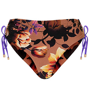 Кафяво долнище на бански с флорален принт FLOWER MANIA снимка