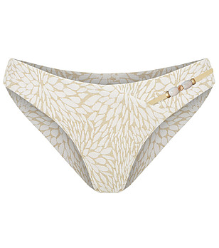 Бяло-златисто долнище на бански с декоративни ленти DREAMSCAPE снимка