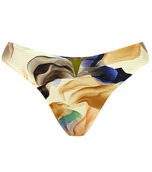 Многоцветно бразилско долнище на бански с V-детайл SYMPHONIE снимка