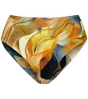 Многоцветно долнище на бански с висока талия SYMPHONIE снимка