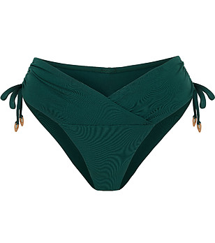 Изумрудно зелено долнище на бански с връзки CAPRICIOUS снимка