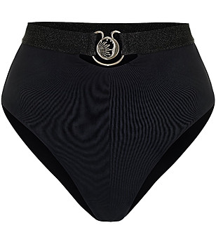 Черно долнище на бански с висока талия METAMORPHOSE снимка