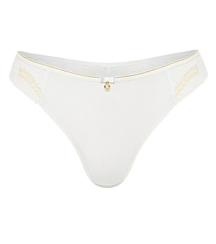 Бели прашки с дантела EMBRACING снимка