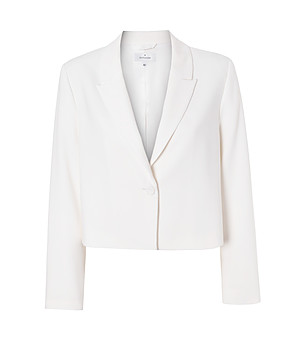 Късо дамско сако в цвят екрю RENETA снимка