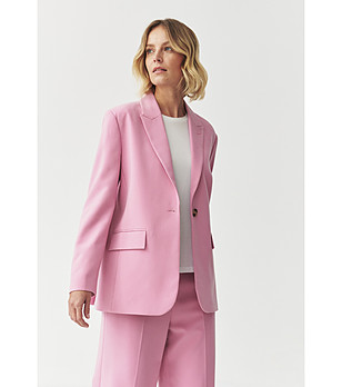 Розово дамско сако с едноредно закопчаване SEKORKI снимка