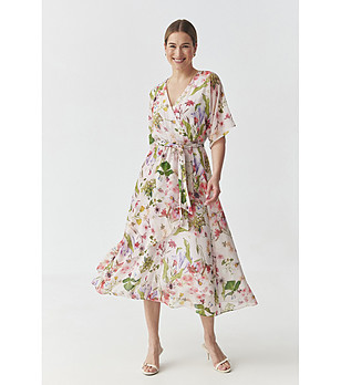 Миди рокля с флорален принт BOSANI снимка