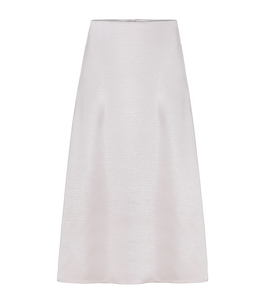 Бежова миди  пола LUKSA снимка