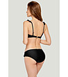 Черен бански горнище с набрани презрамки PURE SIMPLICITY-1 снимка