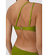 Маслиненозелено горнище на бански с асиметрично деколте MACAWE-1 снимка