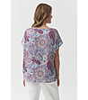 Многоцветна блуза с щампа пейсли OMA-1 снимка