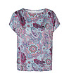 Многоцветна блуза с щампа пейсли OMA-3 снимка
