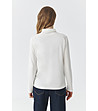 Дамска блуза в екрю с яка FLEA-1 снимка