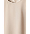 Бежова дамска блуза с къс ръкав ZIMO 1-4 снимка