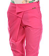 Дамски цикламен панталон с джобове Donika-2 снимка