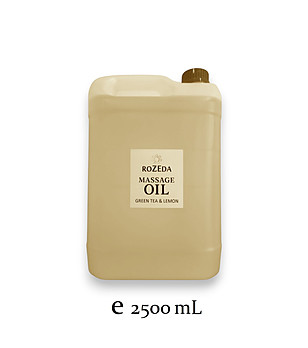 Професионално масажно масло Зелен чай и Лимон 2500 мл снимка