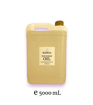 Професионално масажно масло Розов грейпфрут и Ванилия 5000 мл снимка