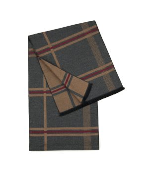 Бежово-сив кариран шал Solden снимка