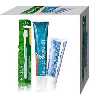 Комплект „Бяла усмивка“ с течен калций снимка