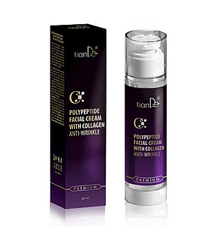 Полипептиден крем с колаген за лице против бръчки 50 мл снимка