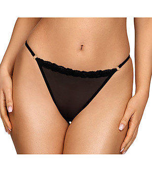 Черни прашки с дантела MIRANDA снимка