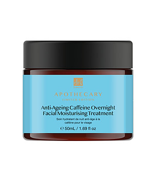 Анти-ейджинг нощен хидратиращ крем за лице с кофеин 50 мл снимка