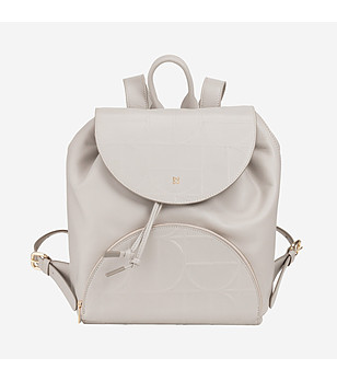 Перлена кожена раница ZOE снимка