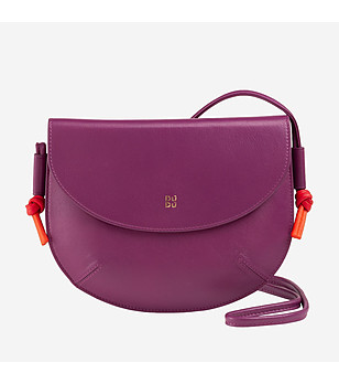 Дамска чанта през рамо в цикламeн цвят Skye снимка