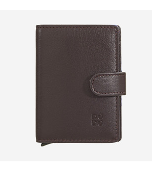 Кафяв мъжки портфейл Levante снимка