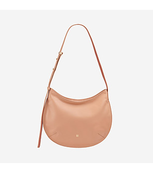 Пудрово розова дамска чанта през рамо HISPANI снимка