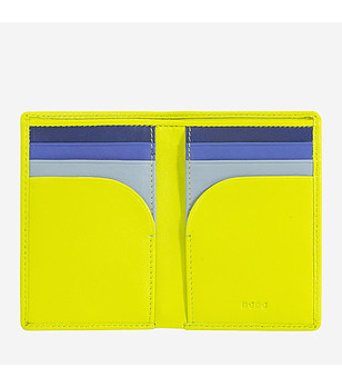 Мъжки портфейл в жълто CAPRI с цип снимка