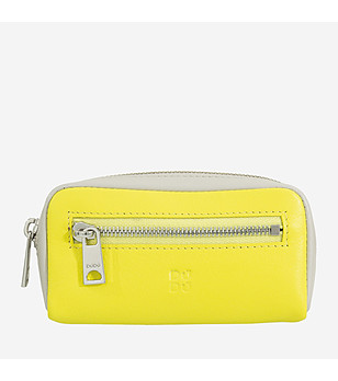 Кожен ключодържател с цип Bahamas в жълт цвят снимка