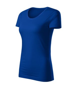 Кралскосиня дамска тениска от органичен памук Kara снимка