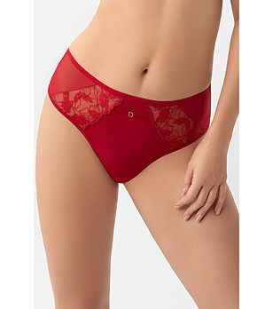 Червени бикини бразилиана с дантела AMIRA снимка