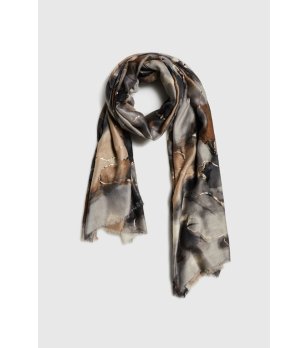 Дамски шал в кафяви нюанси  снимка