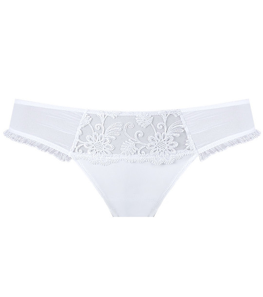 Бели прашки с дантела PAMELA снимка