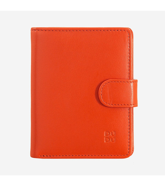 Оранжев дамски портфейл с капаче Bilbao снимка