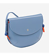 Светлосиня дамска чанта през рамо SKYE-2 снимка