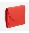 Червен дамски кожен портфейл Malaita с RFID защита-1 снимка