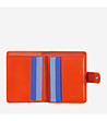 Оранжев дамски портфейл с капаче Bilbao-3 снимка