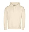 Екрю суитшърт с качулка и с органичен памук Terry-1 снимка