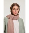 Дамски шал в цвят пепел от роза-1 снимка