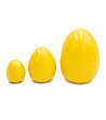2 бр жълти декоративни фигурки Яйце 6x7 см-1 снимка