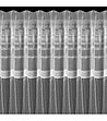 Бяло перде от фина блестяща мрежа 350x150 см-3 снимка