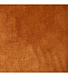 Ръждивокафяво кадифено перде с лента 140x270-4 снимка