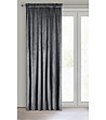 Графитено кадифено перде с перделик 135x300-2 снимка