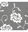 Бяло перде от фина мрежа с бродирани цветя 350x150-4 снимка