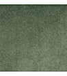 Оливковозелена велвет завеса с перделик 140x270-4 снимка