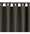 Графитено водоустойчиво перде за тераса със скиорки 155x220-4 снимка